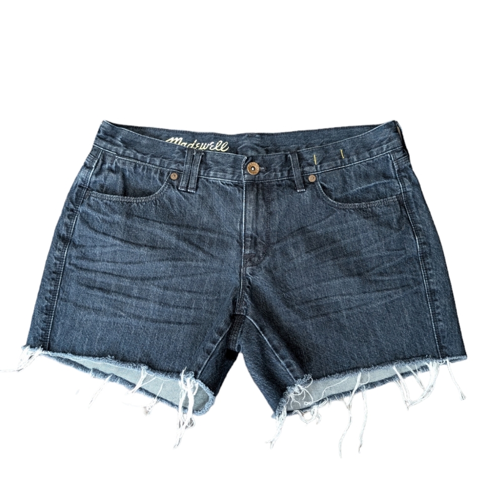 MADEWELL Women's Denim Cutoff Jean Shorts Size 29. 100 percent cotton.